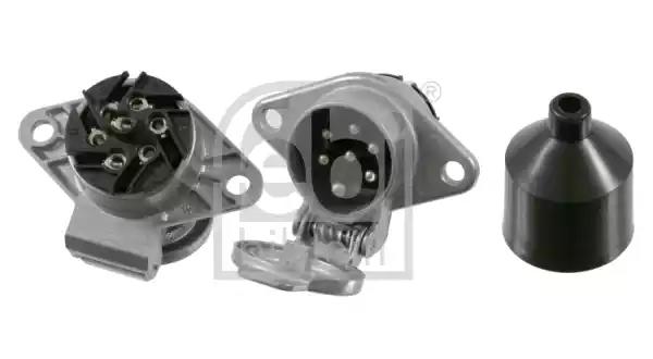 Розетка 7 полюсов N-type алюминий винты