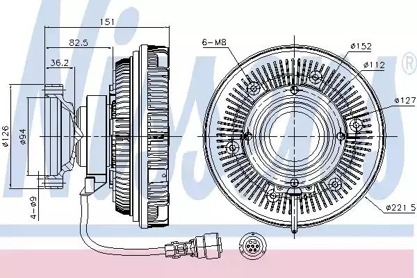 Гидромуфта без крыльчатки VOLVO FH12