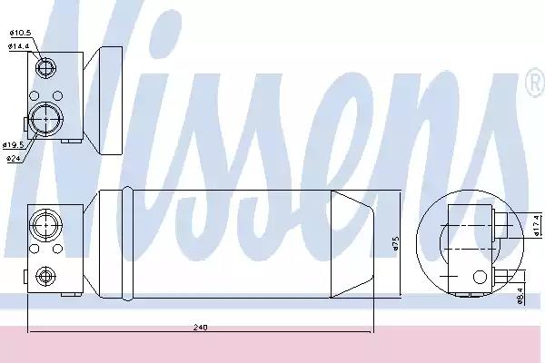 Осушитель кондиционера Scania 4-серия