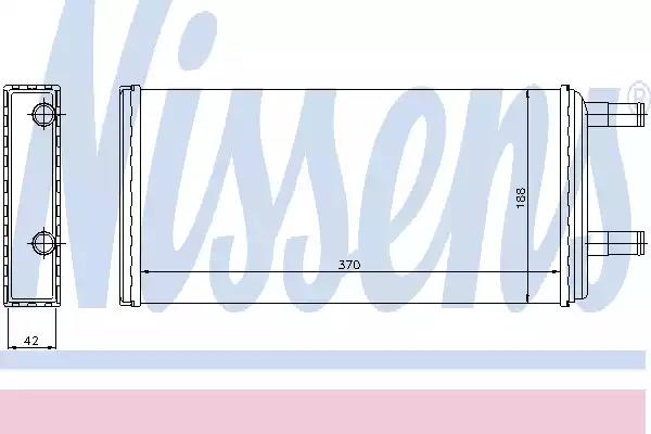Радиатор отопителя VO F10/12/16