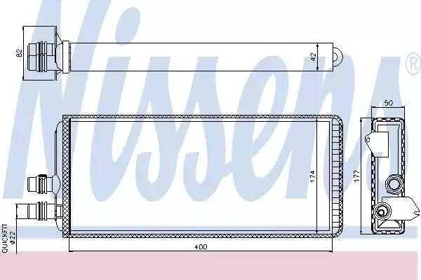 Радиатор отопителя Stralis (02-)