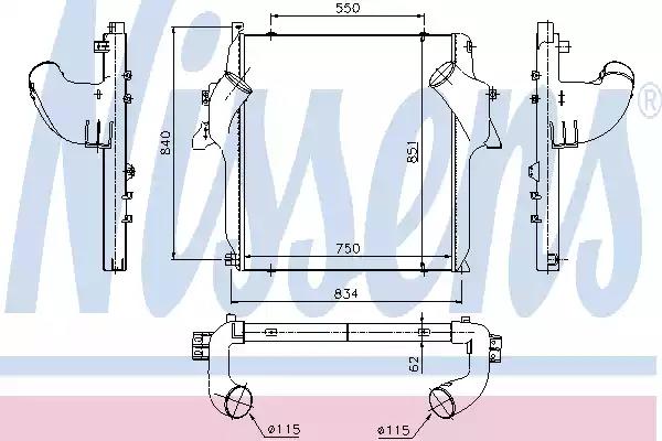 Интеркулер MB Actros
