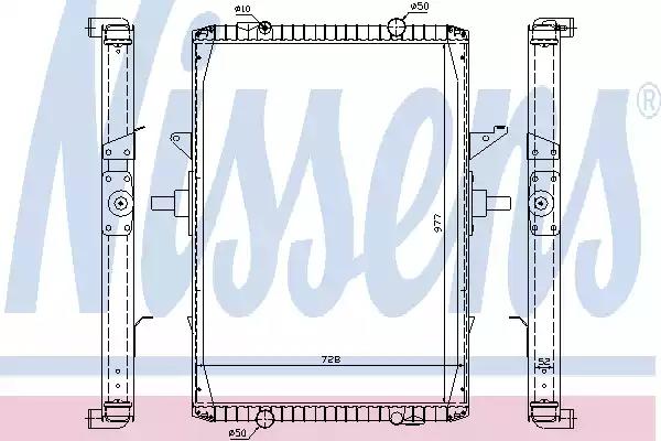 Радиатор охлаждения MAGNUM E-TECH 00- (с рамки)