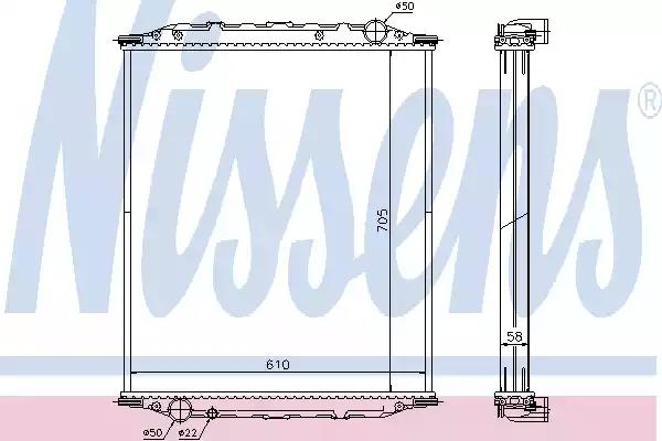 Радиатор MAN