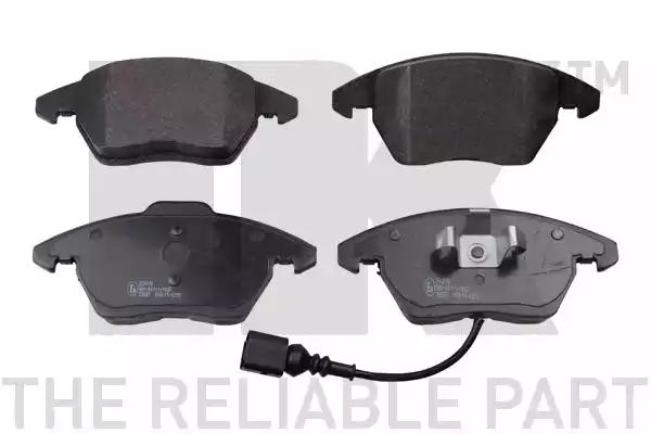 Колодки дисковые передние!\ Audi A3 диск 15''/16'', VW