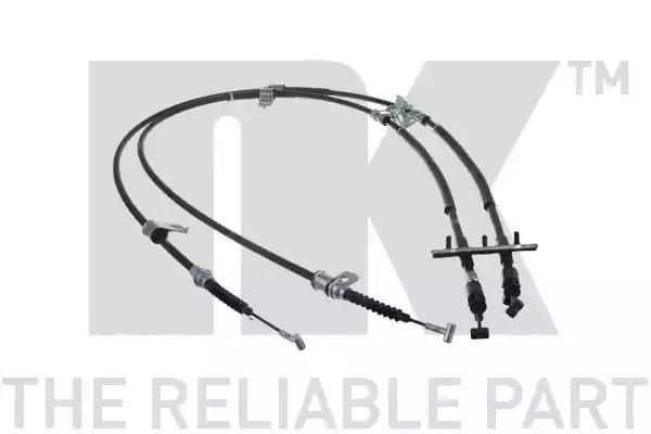 Трос ручного тормоза (1645mm./1432mm.+1640mm/1432mm) MAZDA 6 1,8-2,3/DI 06/02-08/07