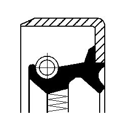 сальник полуоси!\ Ford Transit 2.4