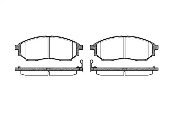 Колодки Nissan Murano передние