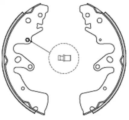 Колодки барабанные Suzuki Grand Vitara задние