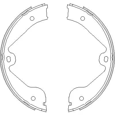 Колодки ручника Audi Q7