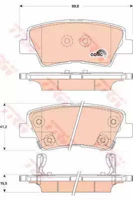 колодки дисковые задние!\ Hyundai Solaris/Accent, Kia Soul all 10>