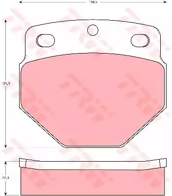 Колодки дисковые 29747 SETRA (140x121x32) Knorr