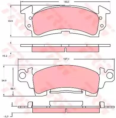 Комплект тормозных колодок, дисковый тормоз