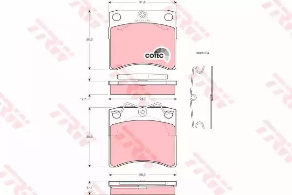 Колодки дисковые WV T4 передние