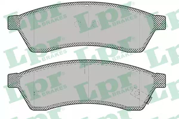 Колодки торм. диск. зад GM