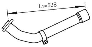 Труба глушителя MAN TGL/TGM