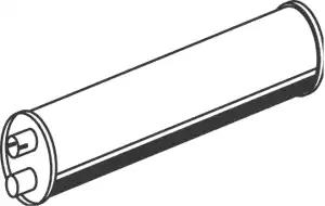 Бочка глушителя MB