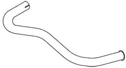 труба глушителя(приемная) !E-line плечи 200+250+300+200+200 4-изг\MB