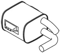 Глушитель основной MB Atego