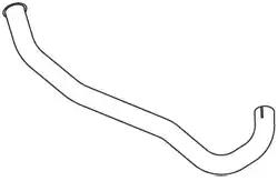 труба глушителя выхлопная !плечи 130+200+160+350+200+170 5-изг \MB 814-1514 Euro 1