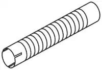 Гофра выхл. сист. двиг.96x370 с фланцами MB