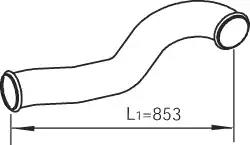 Труба глушителя Volvo FH