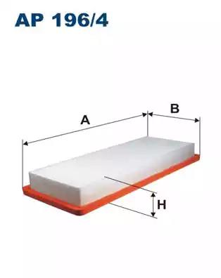 Фильтр воздушный CITROEN/PEUGEOT/FIAT C4, 207, 308, 3008, 408