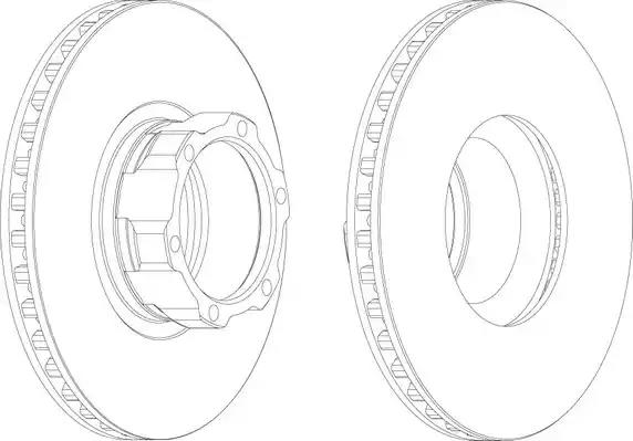 Диск тормозной 324x30x91 MB