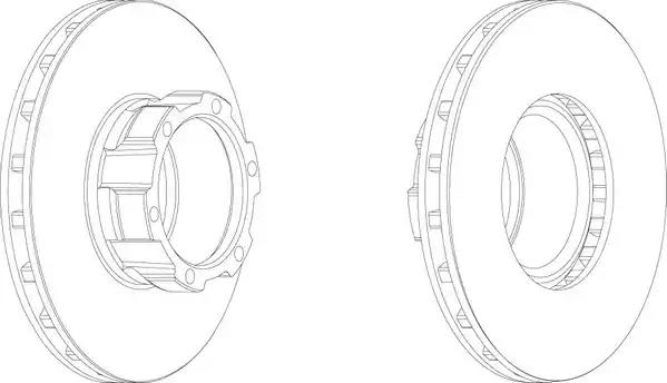 Диск тормозной 304x30x91 MB