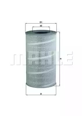 Фильтр воздушный SC     (d=170  D=303  H=528)