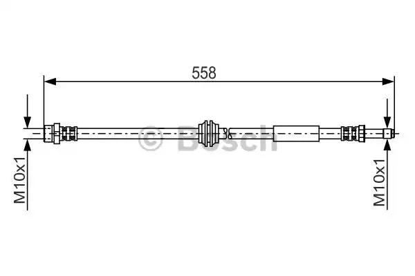 Шланг тормозной WV T5 передний