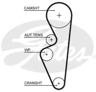 Ремень ГРМ  LADA Granta 1.6