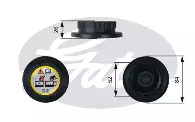 крышка расширительного бачка верхняя, с клапаном\INTERN 9200/9400