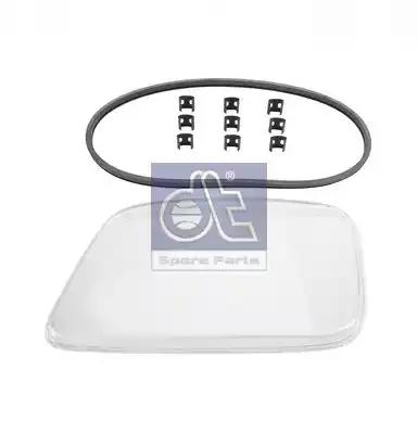 Стекло фары MB ACTROS левое[с зажимом и прокладкой]