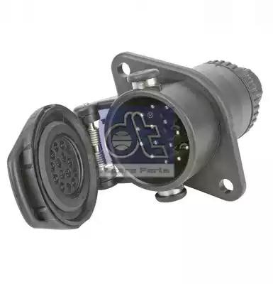 розетка15/15pin, пластик, 24V, DIN-ISO12098