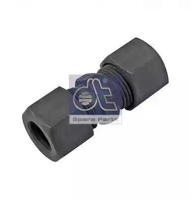 Соединитель (гайка) прямой / d 12 - 12 мм