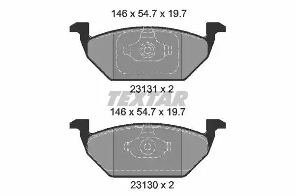 колодки дисковые передние!\ Audi A3, VW Golf IV 97-01, Skoda Octavia 96-04