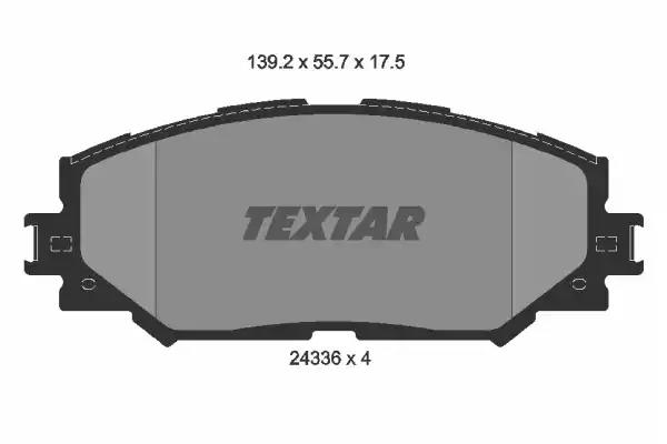 колодки дисковые передние!\ Toyota RAV4 2.4 Auris/Corola 1.4-1.6/1.4D 06>