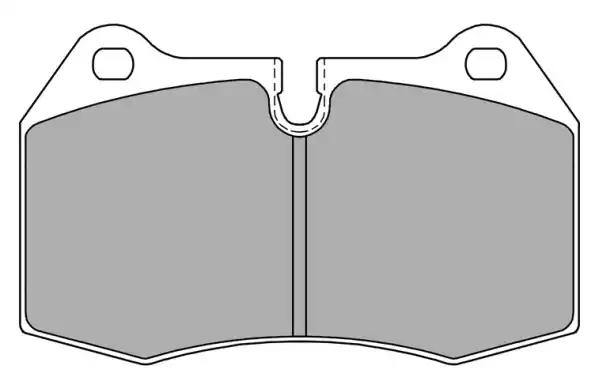 Колодки дисковые передние BMW 7 (E38) 96-01