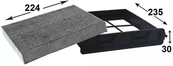 фильтр салона  ACURA Honda Accord 2.0/2.4 03>, Toyota Avensis 1.8 03>