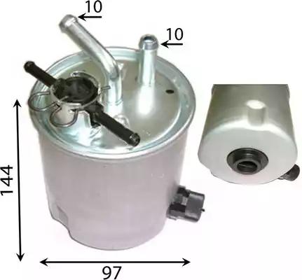 Фильтр топливный Nissan X-Trail 2.2DCI 01>