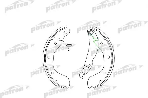 Колодки торм.бараб. OPEL ASCONA C 81-88, KADETT E 84-91