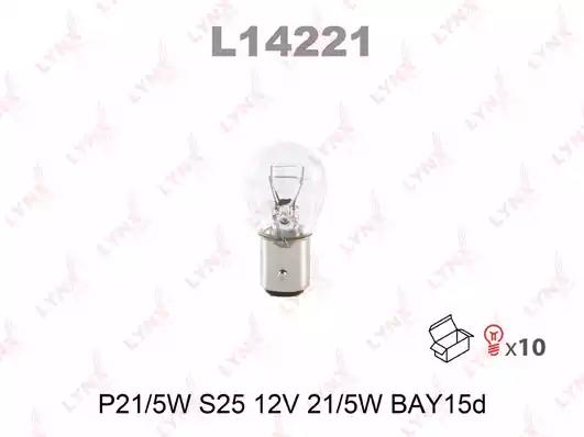 Лампа P21/5W 12V BAY15D LYNXauto