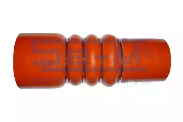 патрубок интеркуллера силикон.красный D=65/50 L=190 MAN