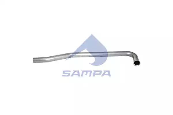 Труба глуш.(прием.)треуг.фланец плечи 600+270+300 3-изг\MAN L2000 6-10 D0824FL/LFL Euro 1