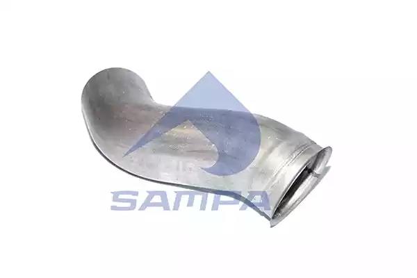 Труба глушителя [промежуточная d=127 2-изг] Volvo FH12/16 FM12