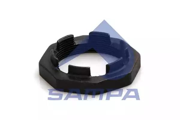 Гайка M60x2 SW80 H=20 ступицы корончатая Scania