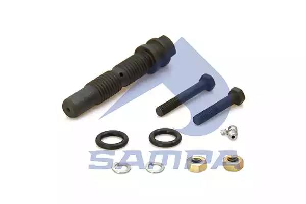 Палец рессоры Scania 36.9*166 (в к-те с установ. болтами и уплот.кольцами)