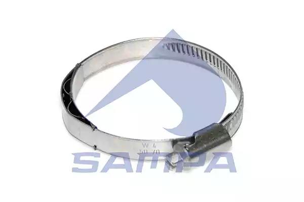 Хомут червячный 50-70 Sampa широкий