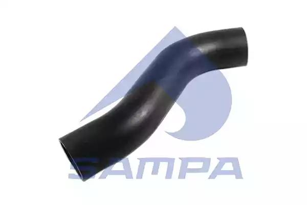 Патрубок радиатора верхний 60х60х400 2-изг \DAF XF95